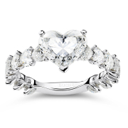 Bucherer Ring Deluxe Platinum Hjerteformet Diamant