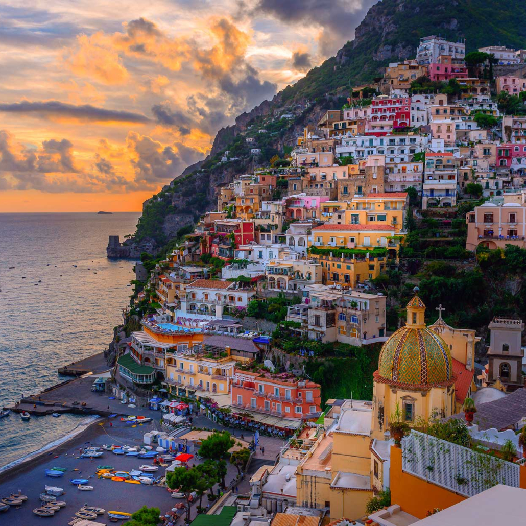 Amalfikysten og Positano