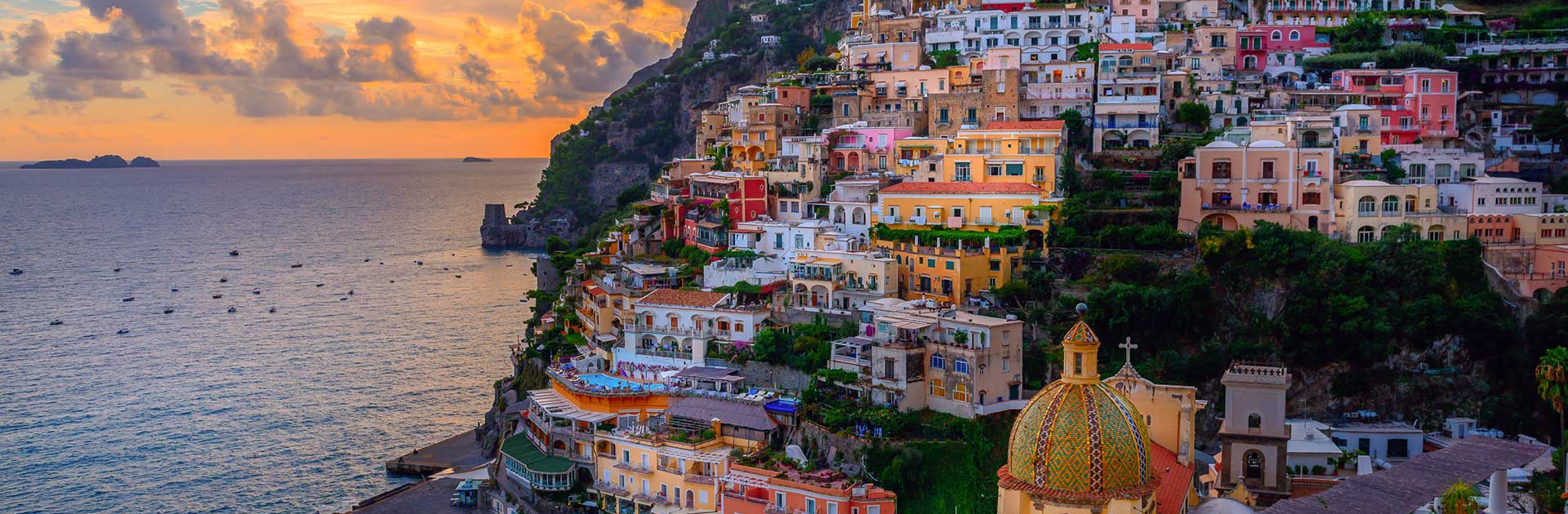 Amalfikysten og Positano