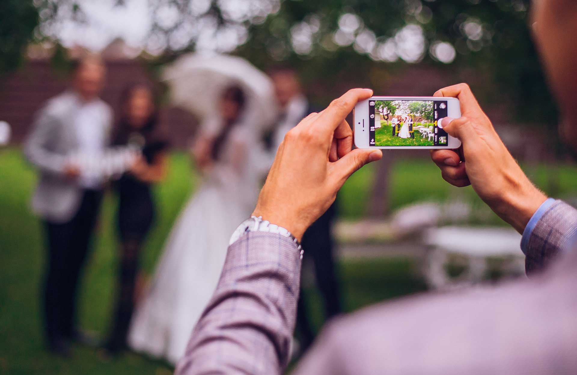 Bryllupsbilleder med iPhone