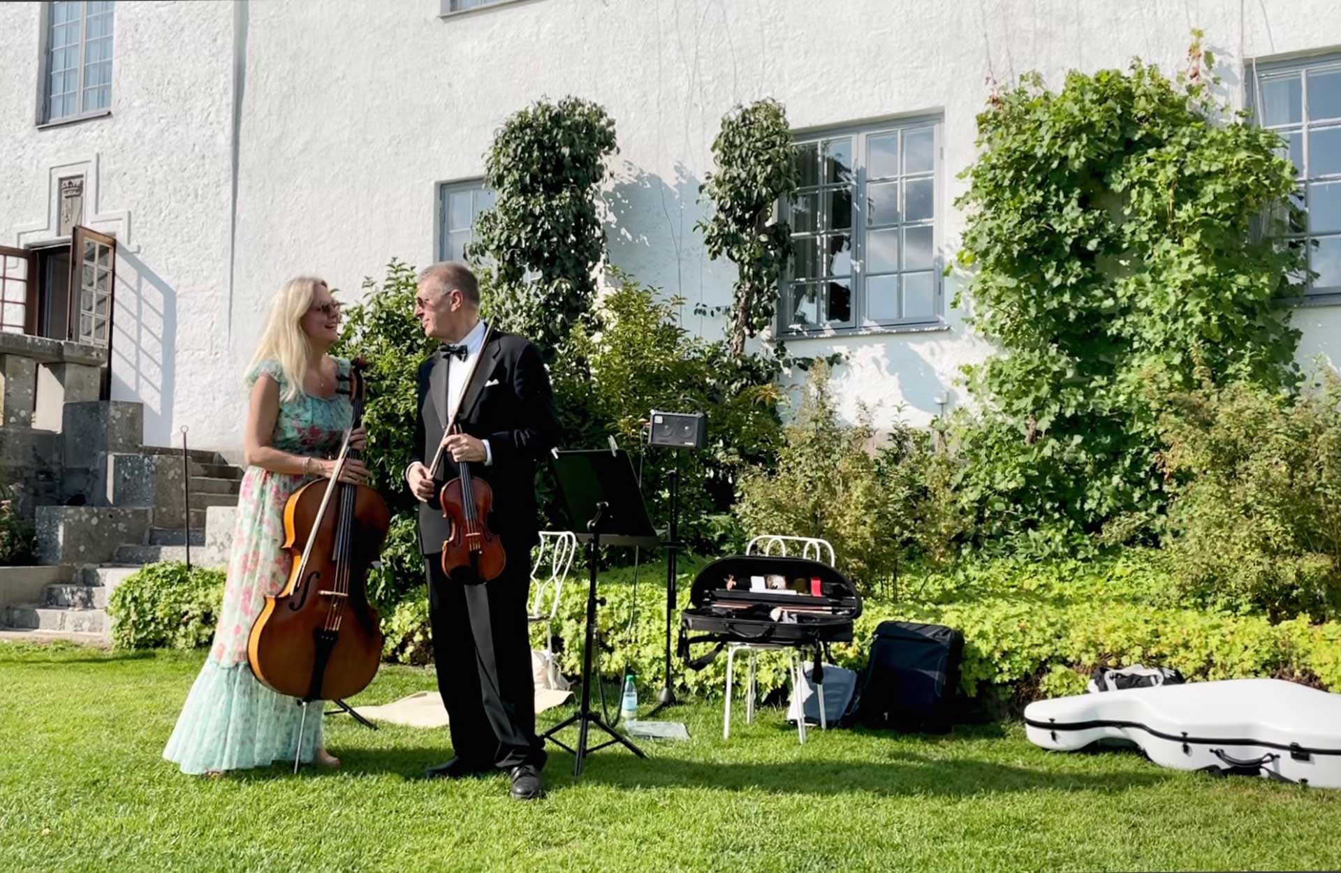 Strygemusik til bryllup - Duo Bergh
