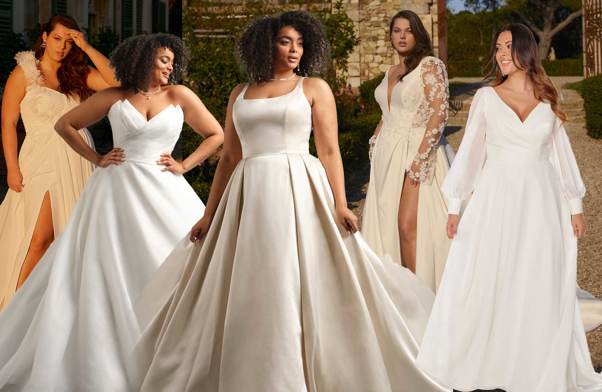 Plus-size brudekjoler