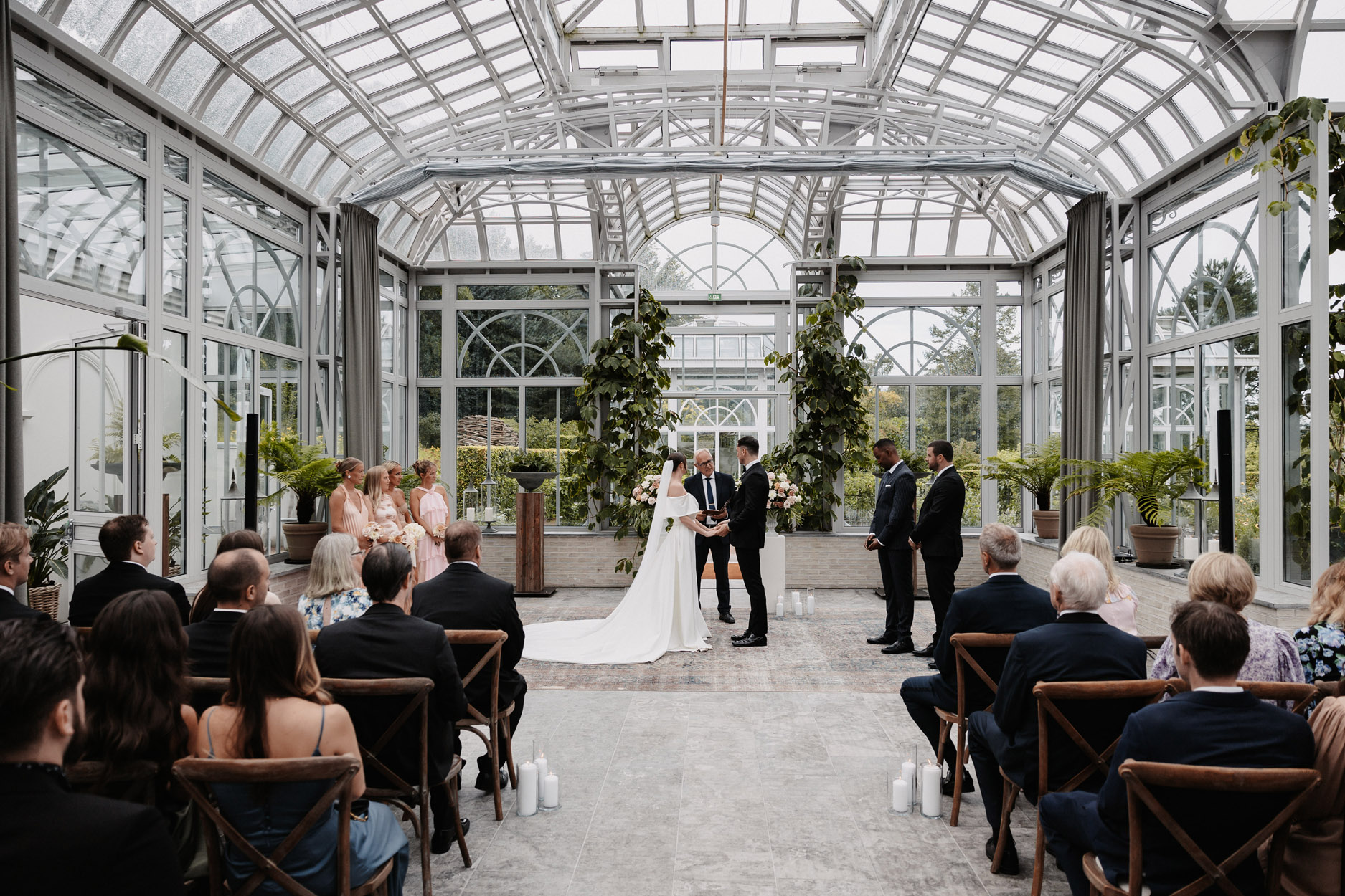 Amanda & Shawn - bryllup Norrvikens Trädgårdar